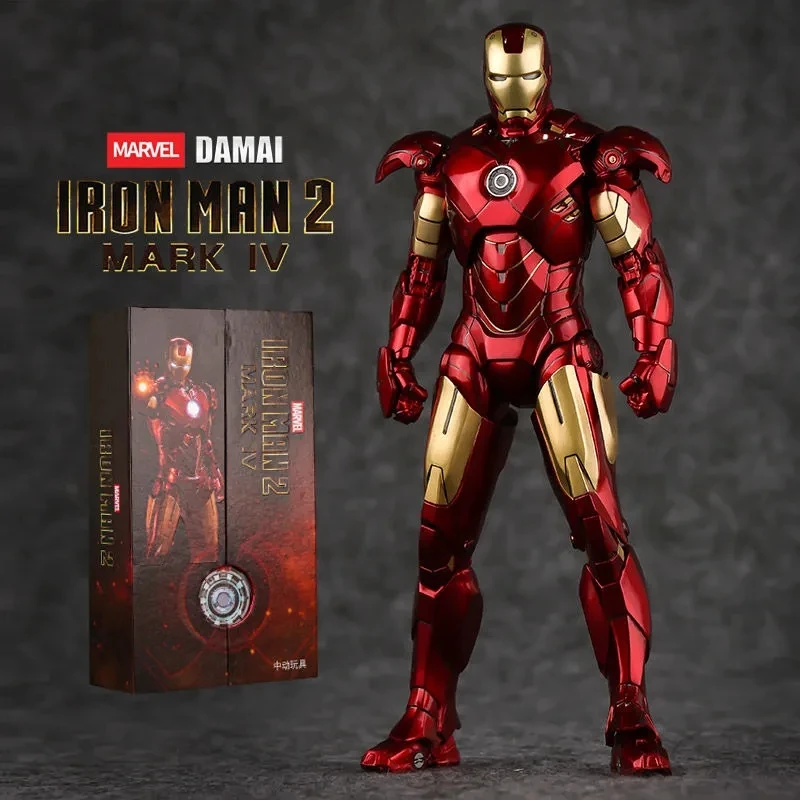 ZD Toys Marvel Official Licensed Iron Man MK4 7Inch Tony Stark Action Figure Avengers 1/10 Scale Collectible Model Kids Gifts Bulk Wholesale