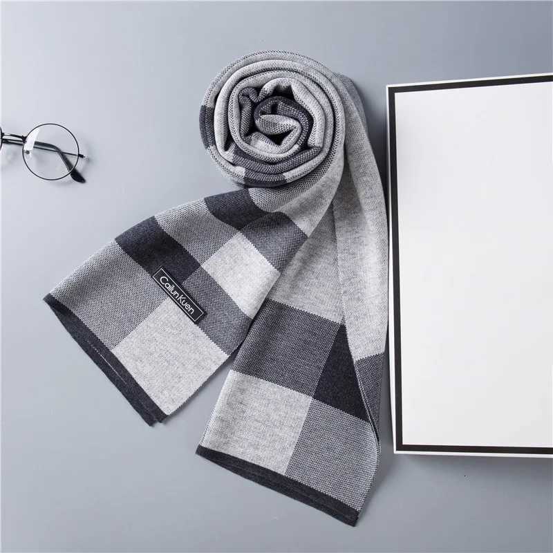 Luxury Cashmere Men Scarf Luxury Designer Lightweight Plaid Scarf for Men Cashmere Scarf Fringed Tassel Soft Keep Warm Windproof AD2114 Y251115