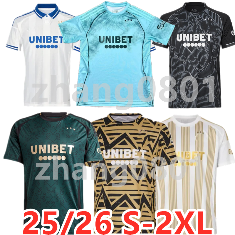 25 26 FC Copenhagen soccer jerseys BARDGHJI VAVRO OSKARSSON CORNELIUS CLAESSON AMOO Champion edition White Gold Football Shirts Kit Byens Hold football shirt 4XL