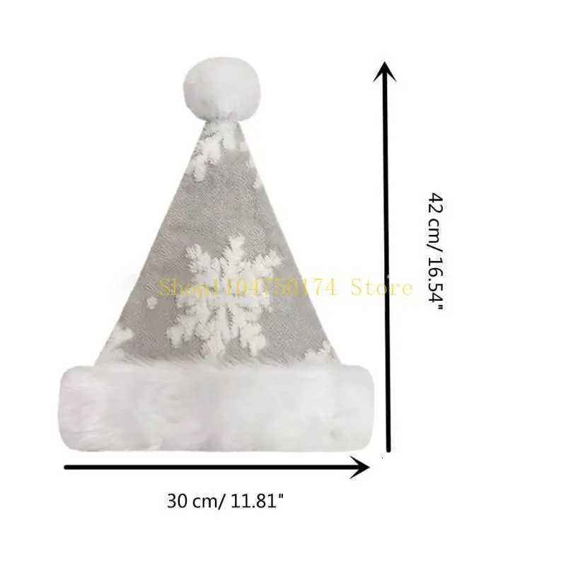 Company Party Gift Hat Santa Hat Festival Party Costume Cap Holiday Decor top sale Y251115