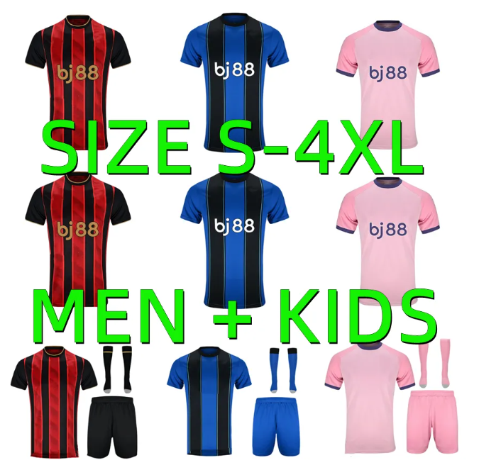 AFCB 2025 2026 Bournemouth EVANILSON Soccer Jerseys KLUIVERT 25 26 football shirt CHRISTIE O.DANGO ADAMS BROOKS SCOTT SENESI J.ARAUJO maillots de futol Men kids kit