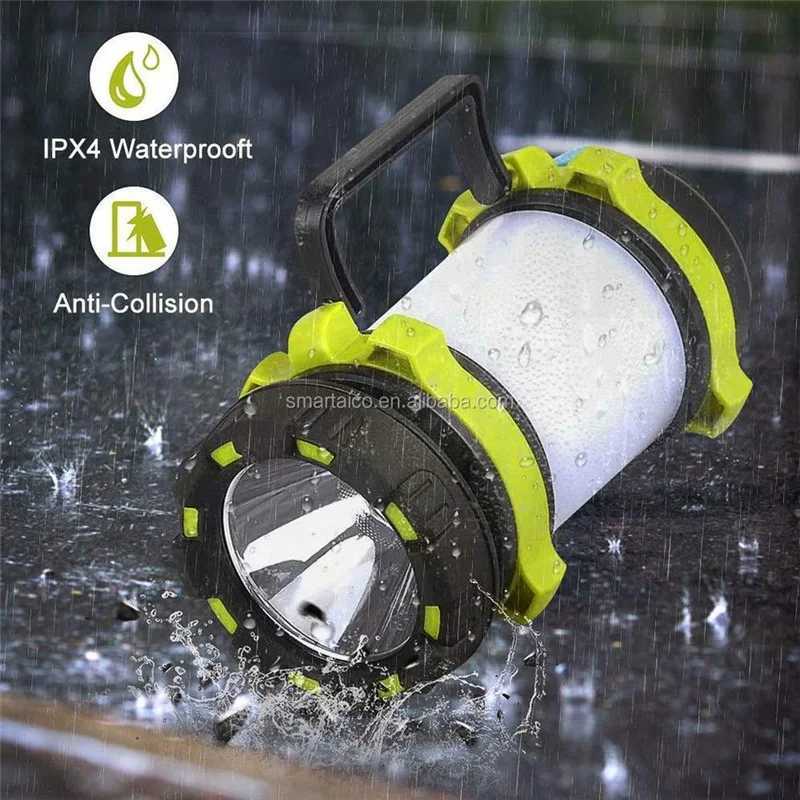 Camping Lantern Rechargeable 3000 Capacity Power Bank Camping Flashlight Waterproof Led Portable Camping Lamp Torch Flash Light M251115