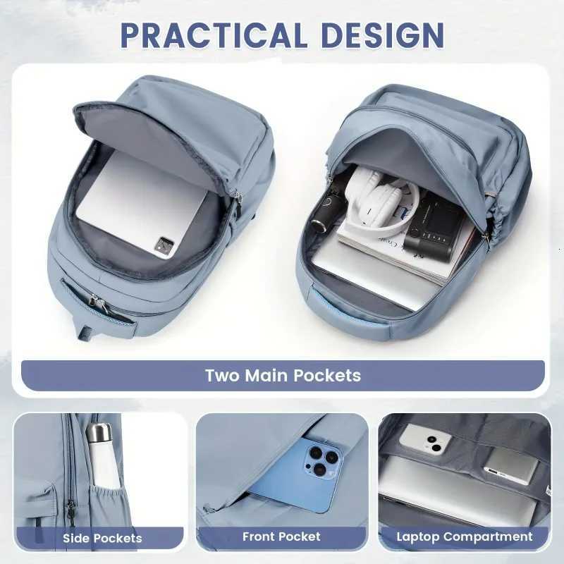 Backpack for Female College Students High School Girls Middle School Girls Versatile Suitable for Boys Daily Outdoor UseW251114