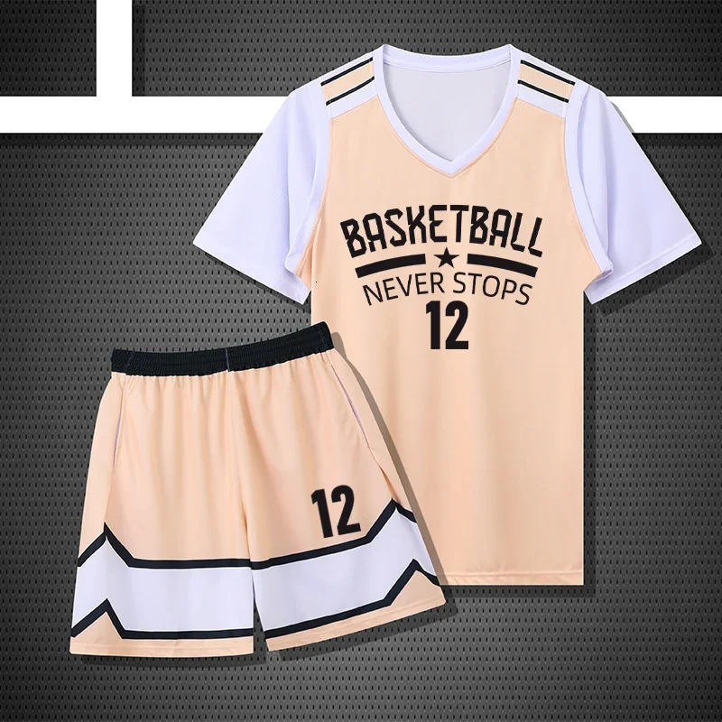 2425 Latest Trends Casual Fashion Sports Basketball Shirt No12 Summer Mens Crew Collar Tshirt Shorts Comfortable 250414Z