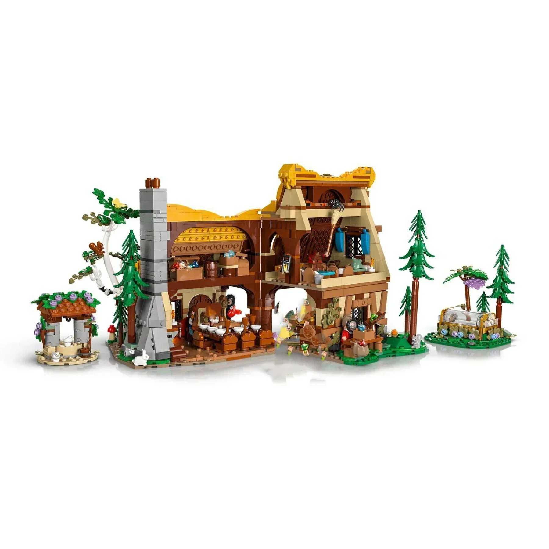Inventory 2025 new 43242 princess cottage building block model street view building block assembly toys childrens gifts W250415