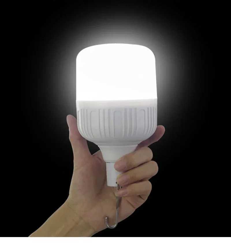 500W Portable Lantern Bulb Camping Light USB Rechargeable LED Bulb 5 Lighting Modes High Power Tent Light Outdoor Emergency Bulb M251115