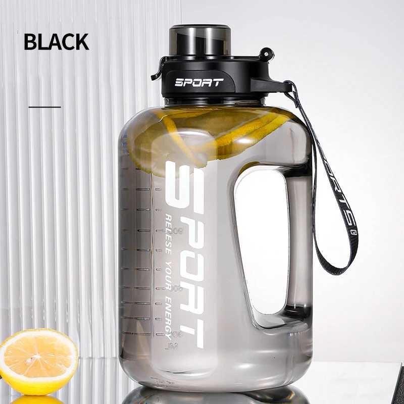 Large Capacity2500/1700ML Water Bottle With Straw Lid Sports Gym Water Kettle For Camping Travel BPA Free Drinking BottlesW251114