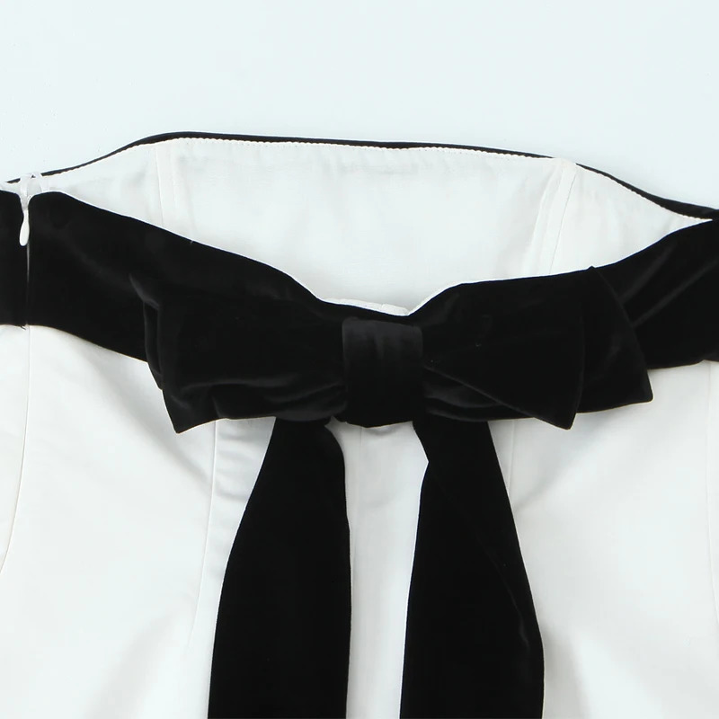 TRAF butterfly tight corset top 2024 womens summer autumn patch work vest fashionable casual elegant backless sleeveless 250414Z