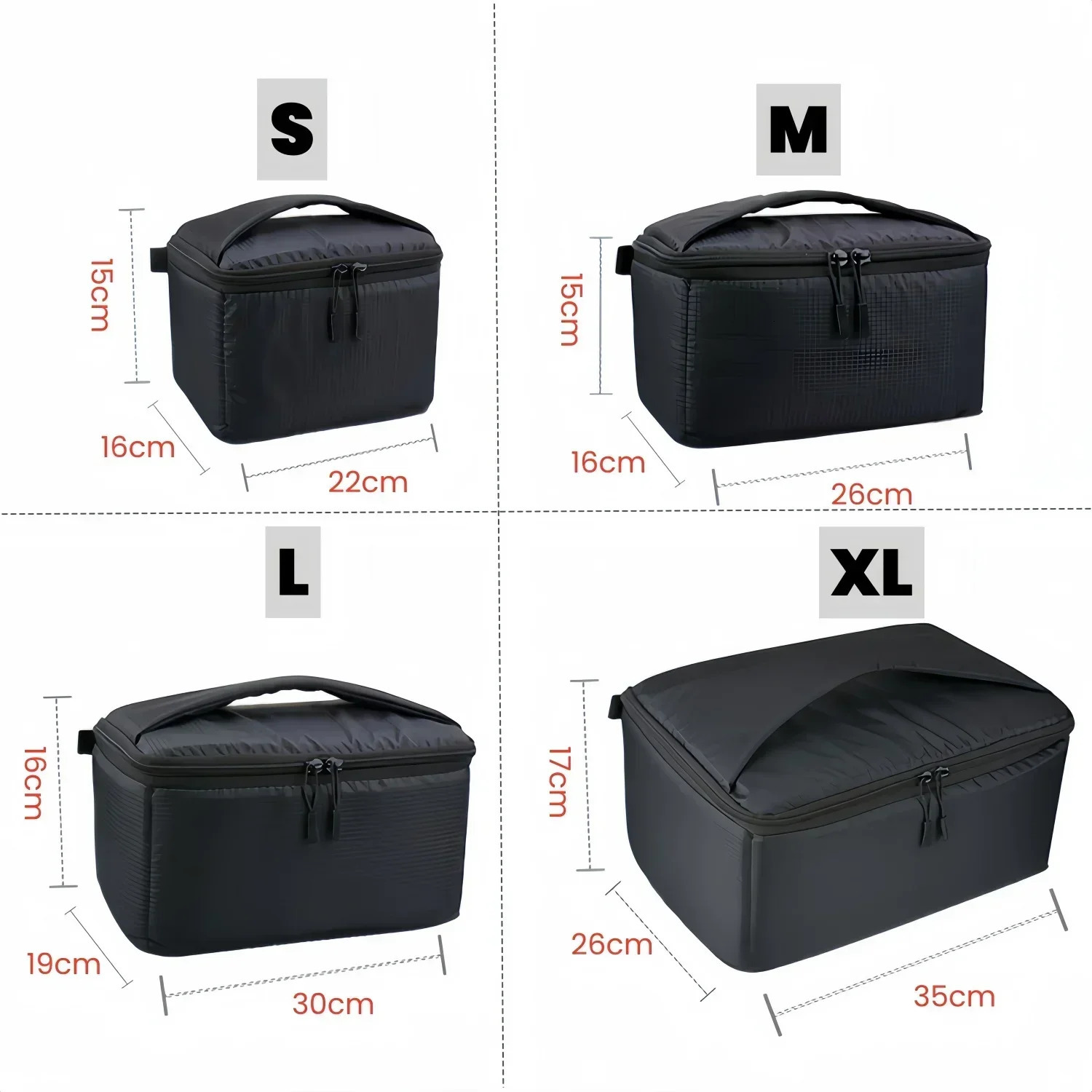 23 grid fishing reel bag portable outdoor and gear carrying waterproof 250410