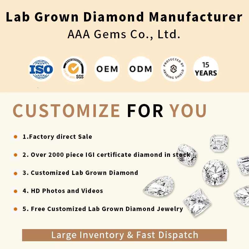 AAA Gems Engagement Wedding Ring Custom 14K White Gold 2.0 ct Cushion Lab Grown Diamond Solitaire Ring