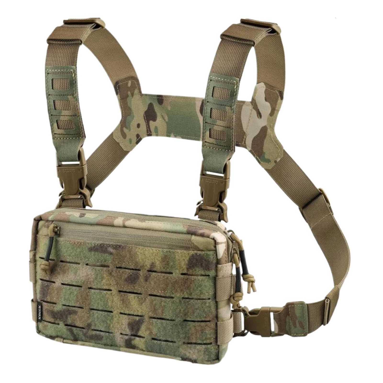 Adventure-Ready Tactical Chest Bag Durable Spacious Comfortable Mens Women Chest Bag Pouch Motorcycle Functional Chest Bag XJ251114