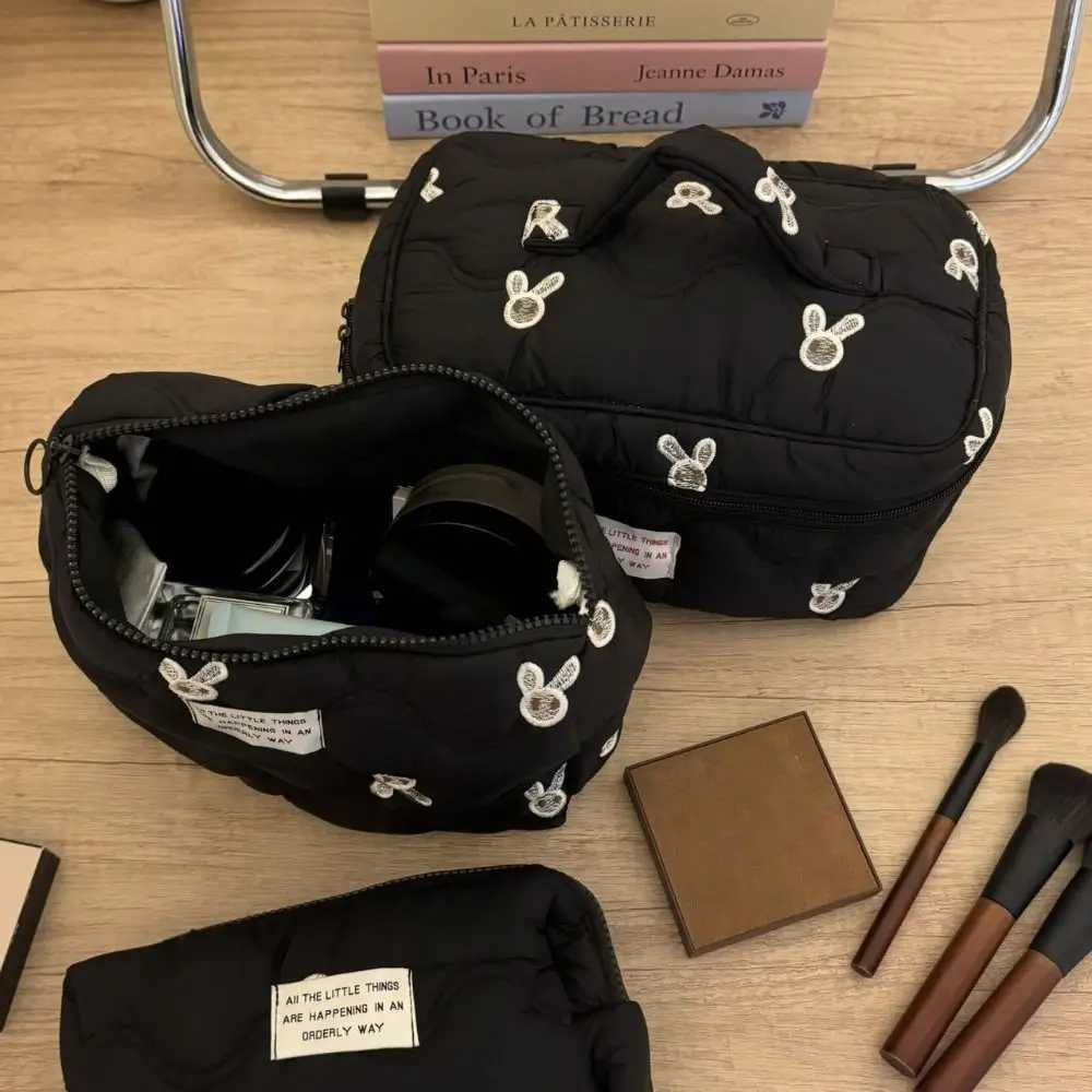 High quality embroidered makeup bag storage bag large capacity makeup bag portable travel organizer bathroom Fi WbagXJ250415