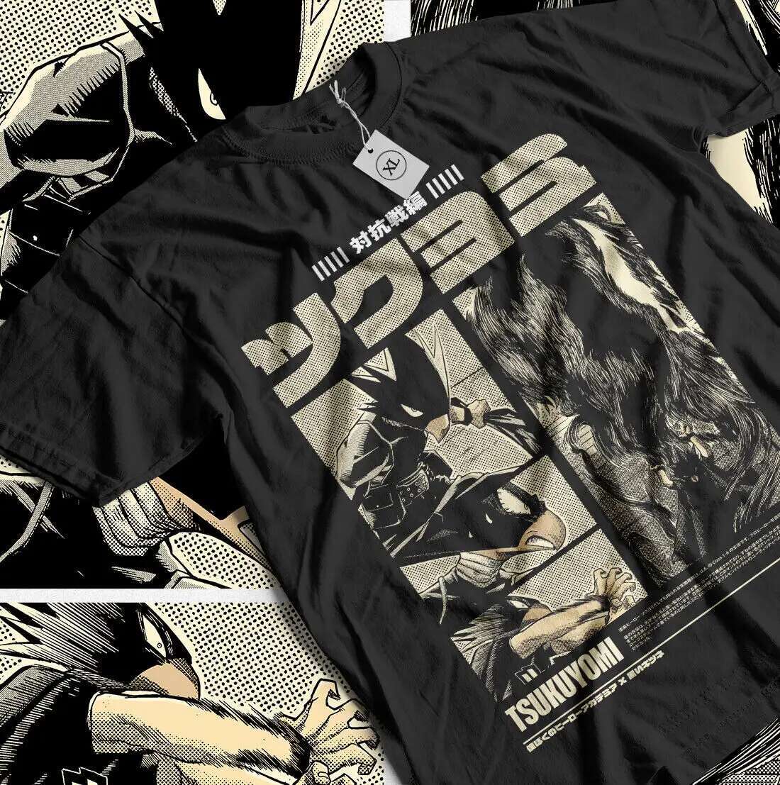 Fumikage Tokoyami T-shirt Manga Strip My Hero Academia Anime Gift Shirt All Size