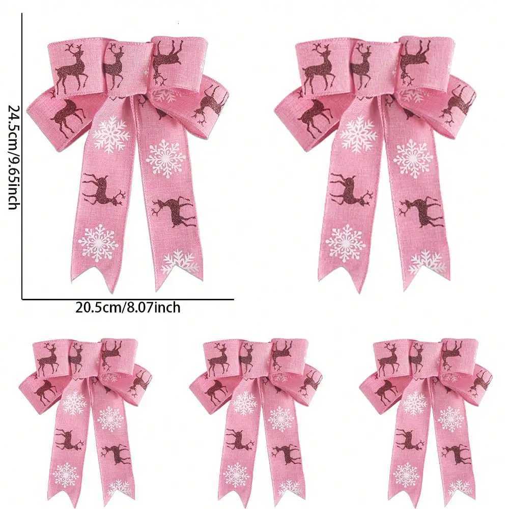 Christmas Plastic Home Decoration Wreath for Stairs and Wall Hanging Decoration Elegant unlit flowers and ribbon embellishmentsM251115