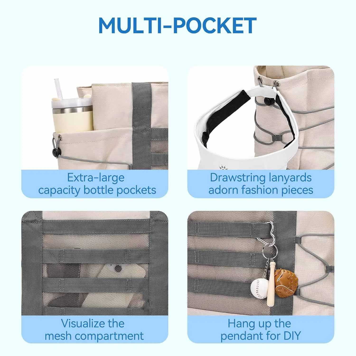 1 travel handbag large capacity folding fitness bag beach swimming bag multifunctional sports bag W250415