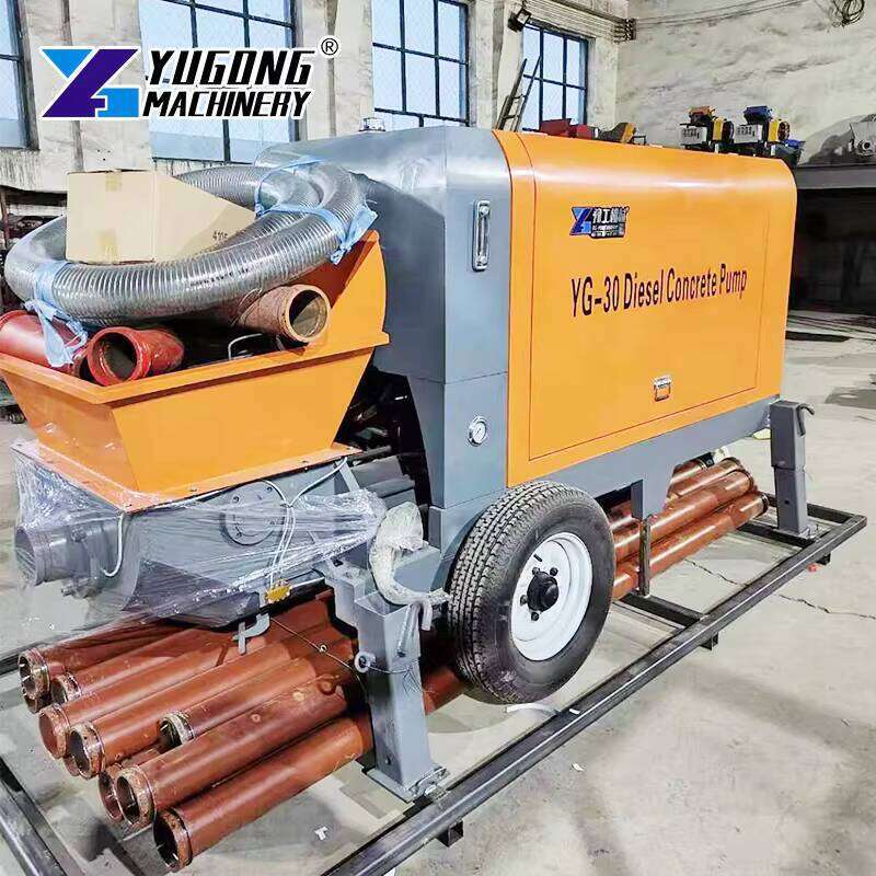 Solar Powered Concrete Pump - Green Energy Solution for Remote Area Projects