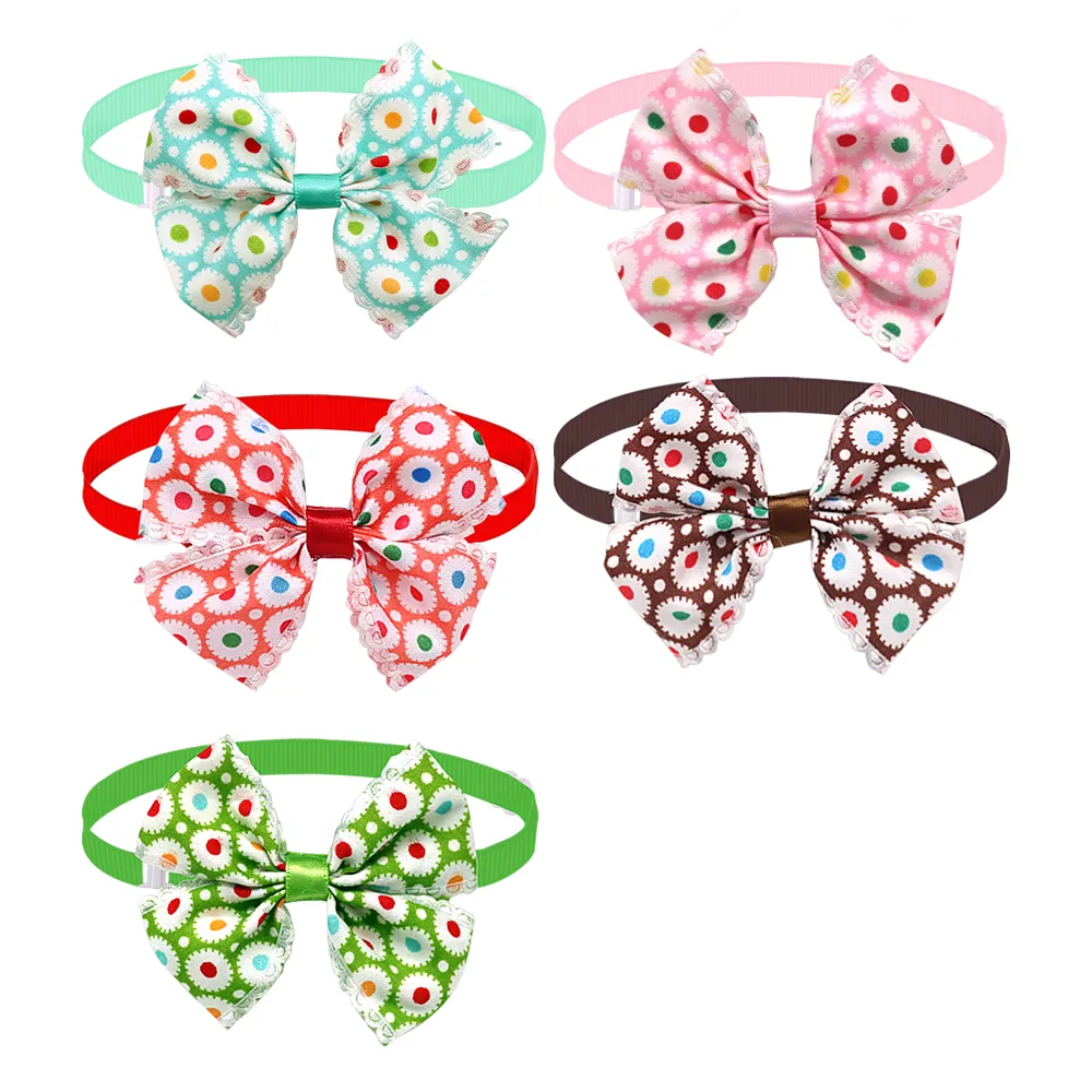 Bulk Popular Dog Bowtie For Small Dog Cat Bowtie Neckties Dogs Pets Grooming Accessories Fashion Bowties For Dogs ZZ