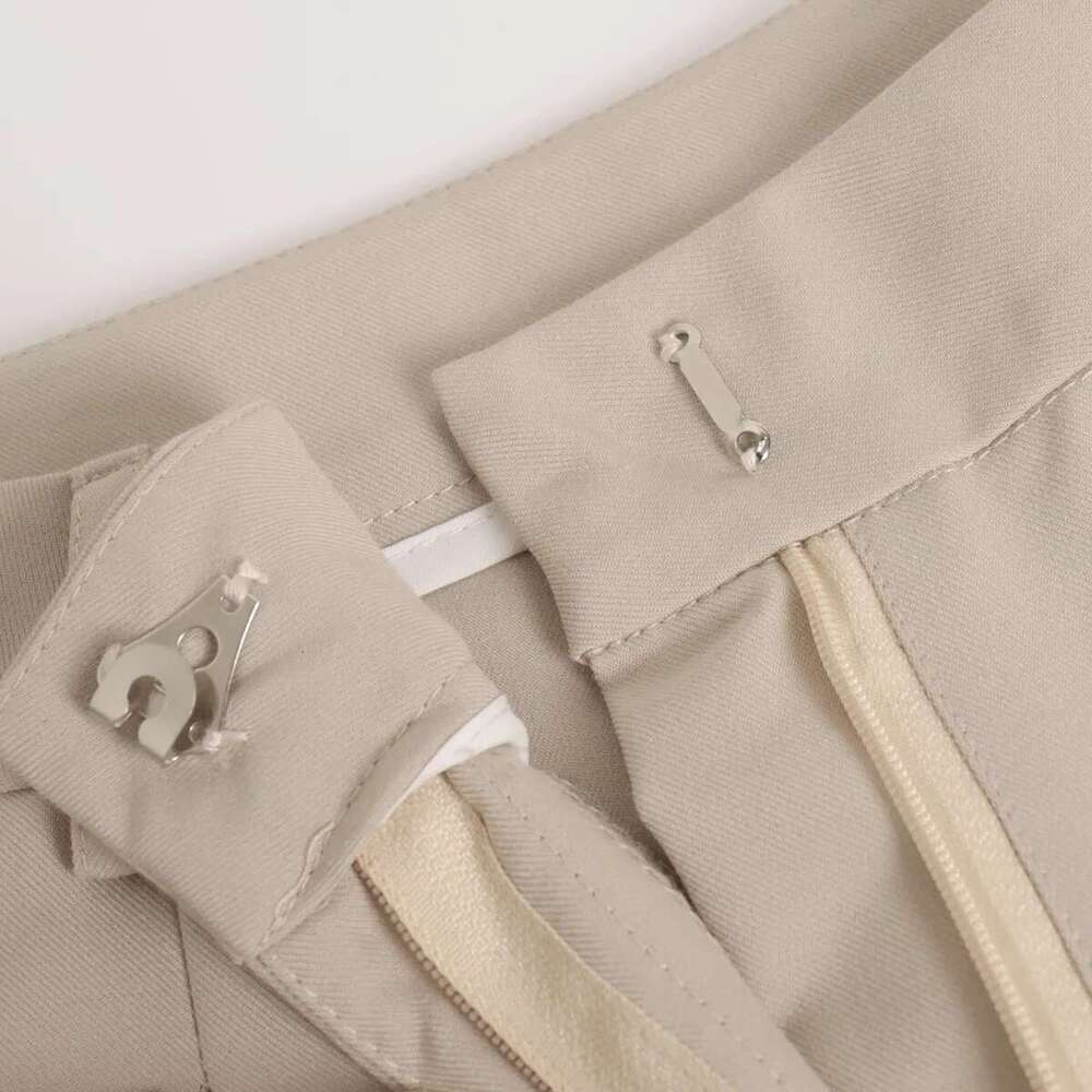 Classic Formal Straight Spring And Summer Women's Versatile Casual Wear Loose Fit Office Tourism Darp Wide Leg Pants