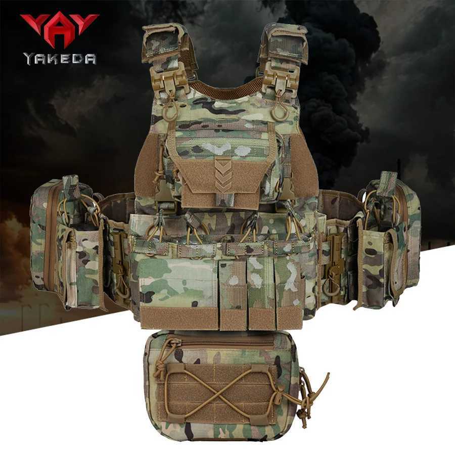 YAKEDA Camouflage Training Vest Outdoor CS Training Vest Multi-functional Vest XJ251114
