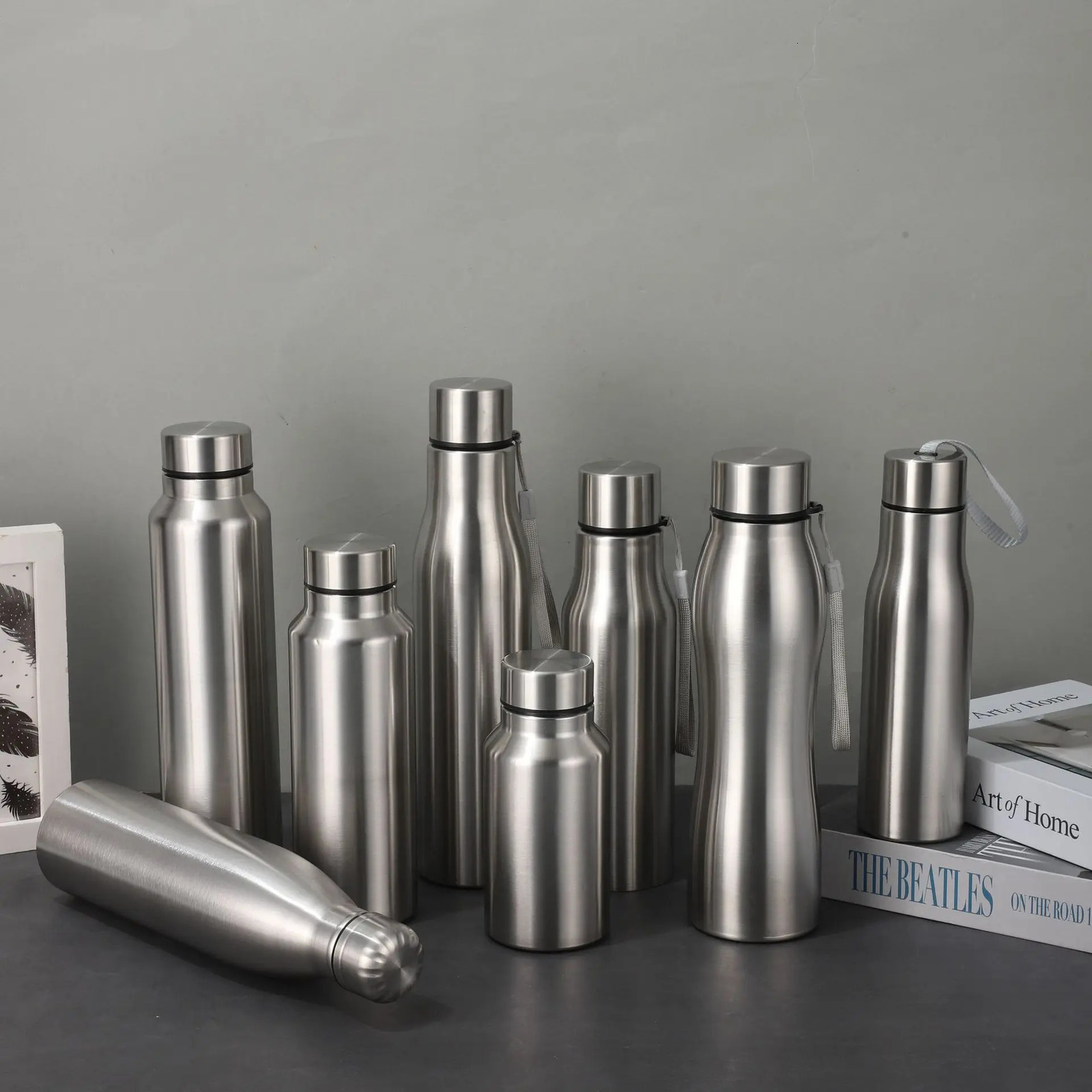 1000ML Stainless Steel Vacuum Flasks Keep Warm Cold Thermal Water Bottle High Quality Portable Thermos Cups Travel Drink Bottles 251107 W260226