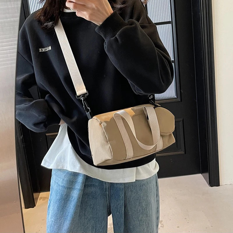 1 large capacity bag womens nylon cross body shoulder bag Versatile Communicating handbag pillow shoulder bag 250410