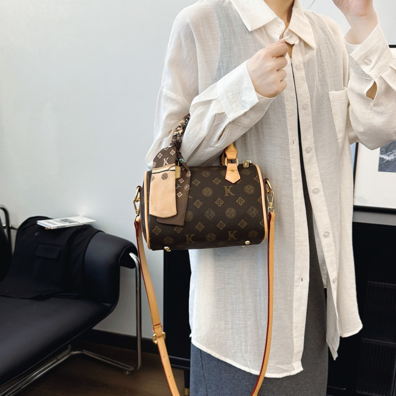 Designer Free Shipping 2025 New Fashionable Temperament Boston High-end Printed Shoulder Crossbody Bag For Womens New Free Delivery Designer Bag
