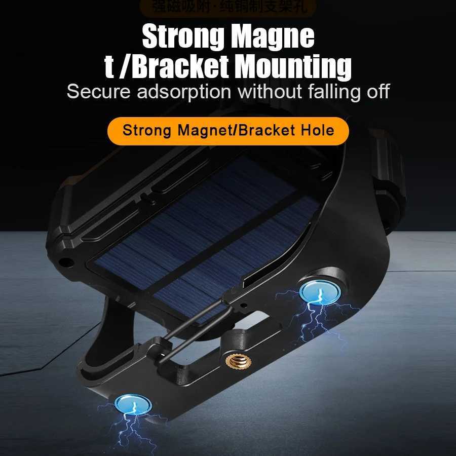 Portable Rechargeable Lanterns With Power Bank/with Base Handle Outdoor Solar Hook Light For Emergency Outdoor Camping M251115