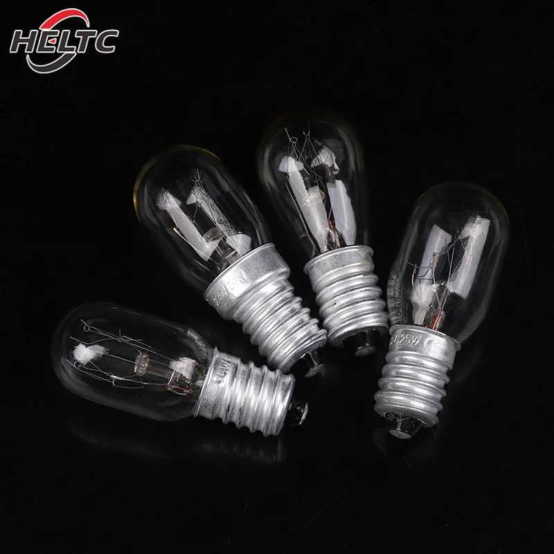 5 pieces of E14 type salt lamp bulbs (10/15/20/25 watts, 220V - 230V), incandescent bulbs, suitable for lighting in refrigerators and ovens C251115