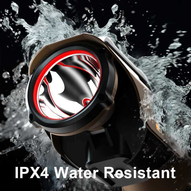 WARSUN 1400LM Dual Light Headlamp with 10 Modes Hand Sensor IPX5 Water Resistant Adjustable Holder for Camping and Hiking M251115