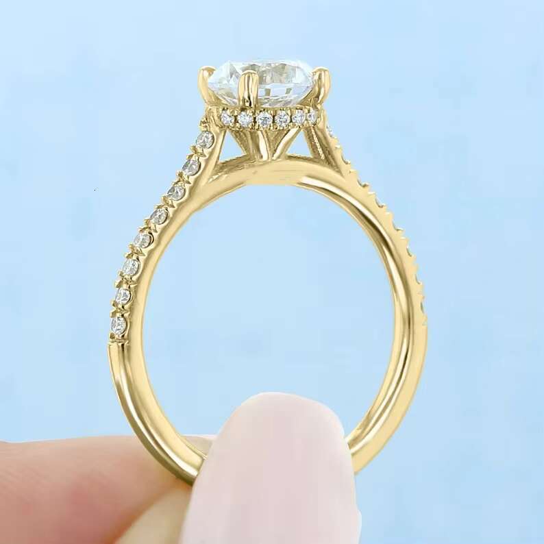 4mm Eternity Band Ring 925 Sterling Silver 2ct Round Moissanite Engagement Moissanite Eternity Ring