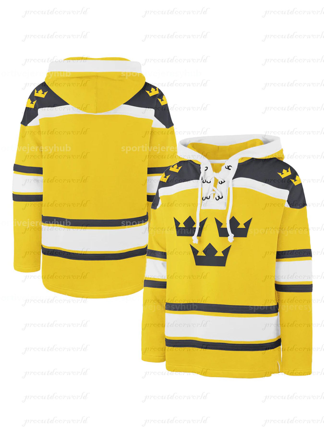 Men's Navy USA 2025 Pullover Hoodie White Finland Red Canada Yellow Sweden Custom Stitched Women Youth for Daily Casual Wear