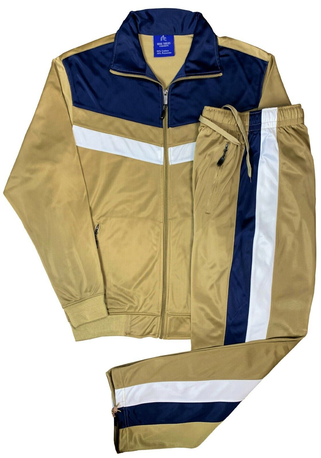 Track Men ActiveWear Jacket Trackpants Top and Bottom Sports Outfit