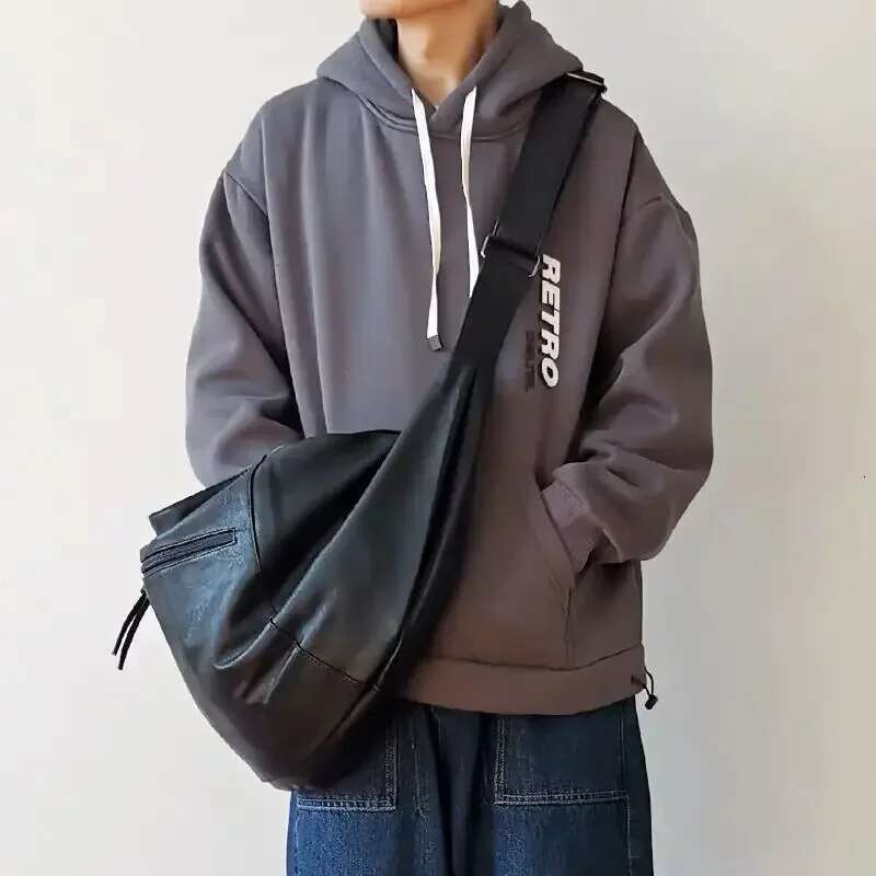 Designer Bag Miyagawa Retro Korean Version Ins Hobos Bag Causal Large Capacity PU Soft Simple And Casual 2024 New Tote Leather Shoulder Bags