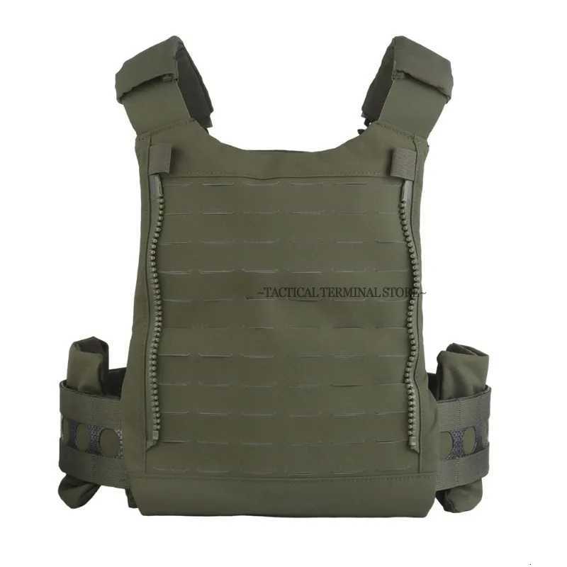 5 FCPC Tactical Vest Ferro Plate Carrier Hunting Portable MOLLE Airsoft Triple Magazine Pouch with Zip On Back Panel Banger XJ251114