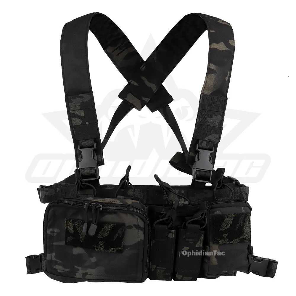 Outdoor Gear D3CRH Chest Mount Vest Equipment Extended Airsoft Vest Accessories Heavy Duty Airsoft Hunting Gear XJ251114