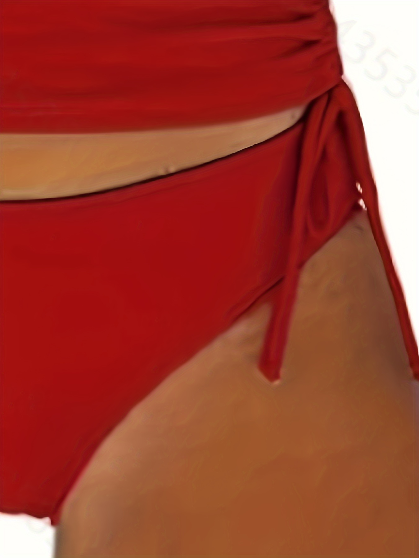 Two-piece Swimsuit For Women Fashion Print Sexy Edge Rope Design Suitable For Playing By The Seaside