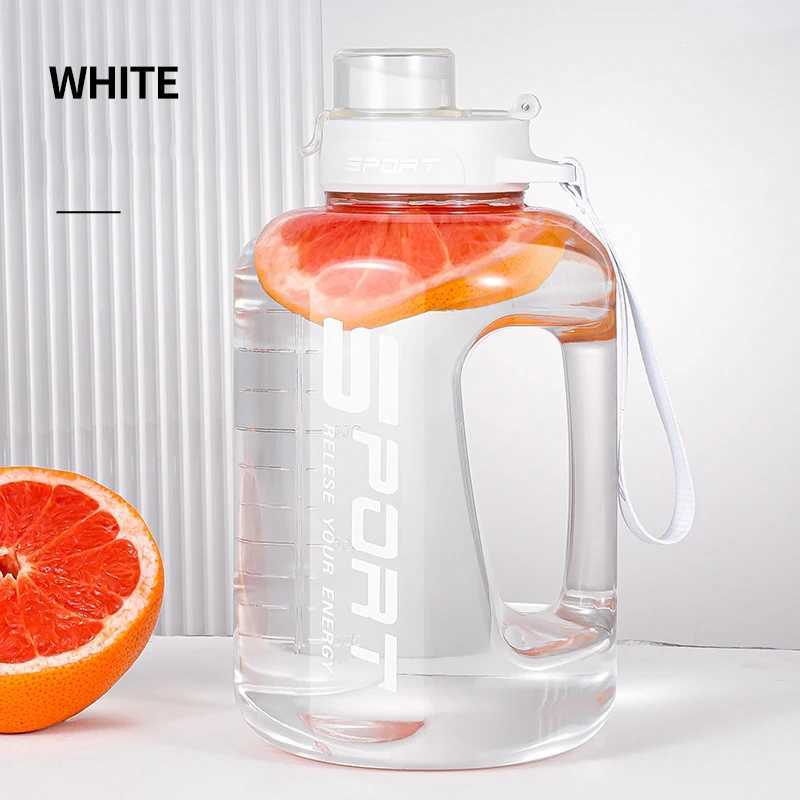 Large Capacity2500/1700ML Water Bottle With Straw Lid Sports Gym Water Kettle For Camping Travel BPA Free Drinking BottlesW251114