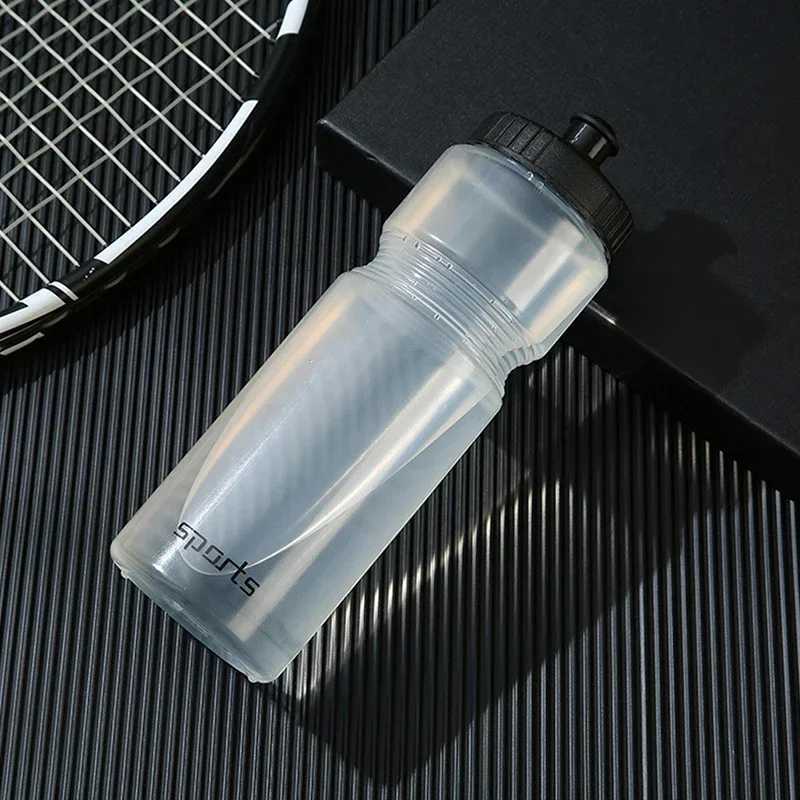 Cycling Water Bottle 750ml Leak-proof Squeezable Taste-free BPA-free Plastic Camping Hiking Sports Bicycle kettle White ColorW251114