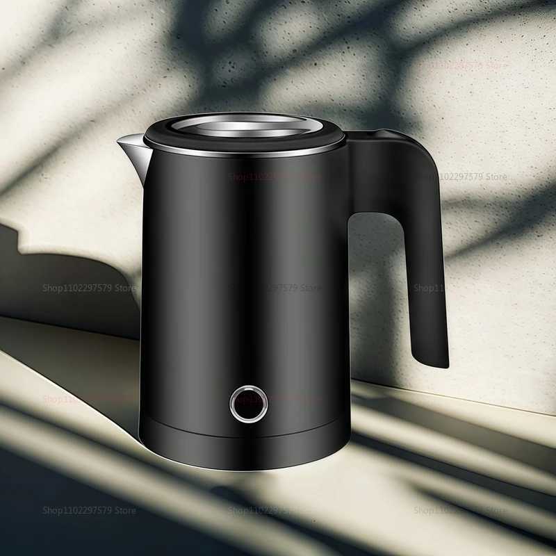 500ML Stainless Steel Portable Water Boiler Pot For Hotel Family Trip Kitchen Smart Kettle Pot Travel Electric Kettle Tea Coffee Y251114