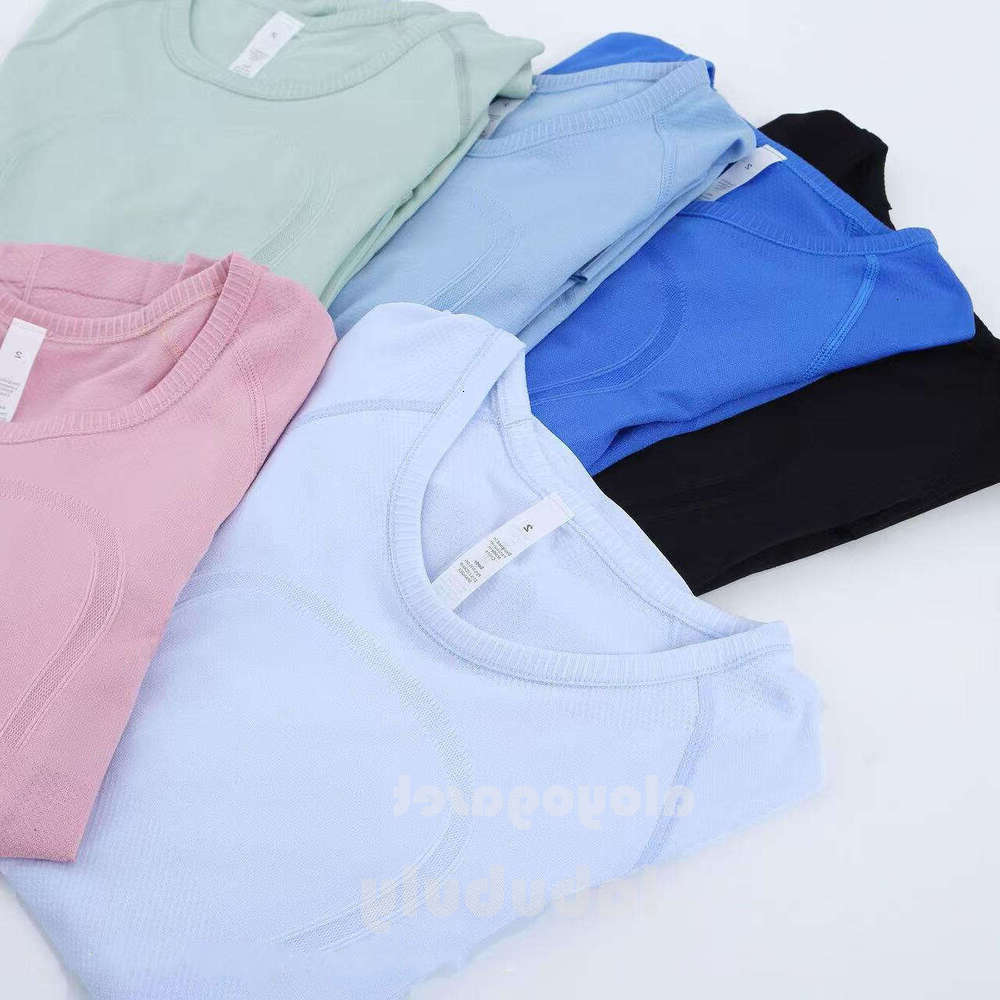 2025 Swift Yoga Outfit luluity Lemoner sweatshirt jacket shirt Fiess Short Sleeve Shirt Clear Breathable Comfortable High Quality luluity Lemoner shirts set 11.13
