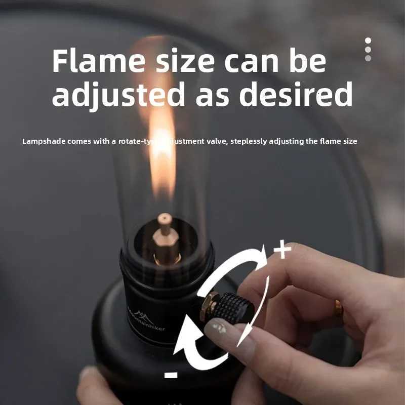 MOUNTAINHIKER Outdoor Gas Light Set Picnic Camping Retro Decorative Ambience Light Desktop Bedside Gas Lamp M251115