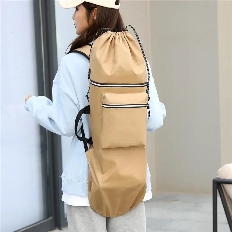 Skateboard Bag Double Rocker Lightweight Waterproof Yoga Bag Fitness Surfboard Bag Large Capacity Shoulder Flipper Bag 251114