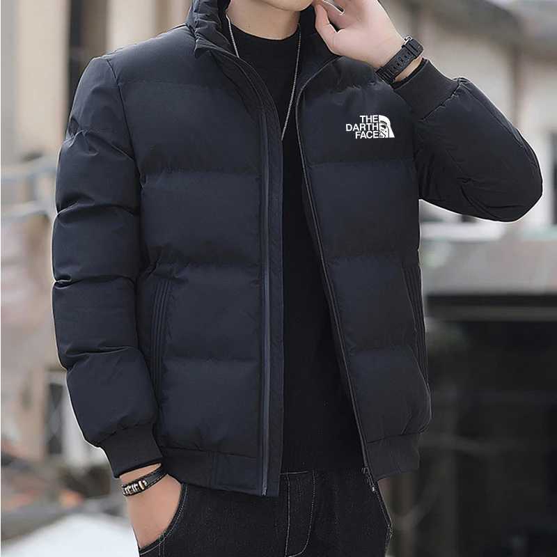 Mens Winter Jacket and Coat Cotton 2024 New Windproof Thick Warm European Size XS-5XL M251115