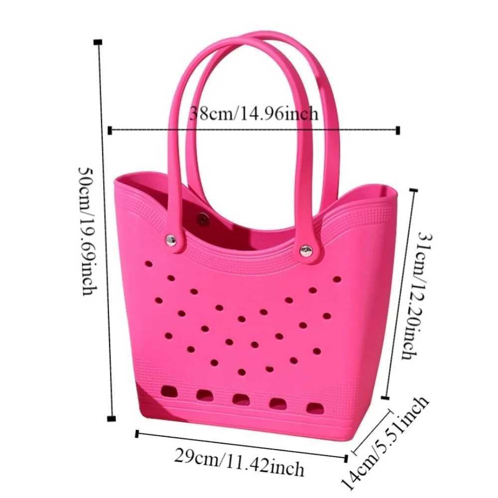 Hole Bag Large Capacity Womens Fashion Handbag Waterproof Pet Bag Beach Storage Bag EVA Outdoor Handbag Camping Bag W250415