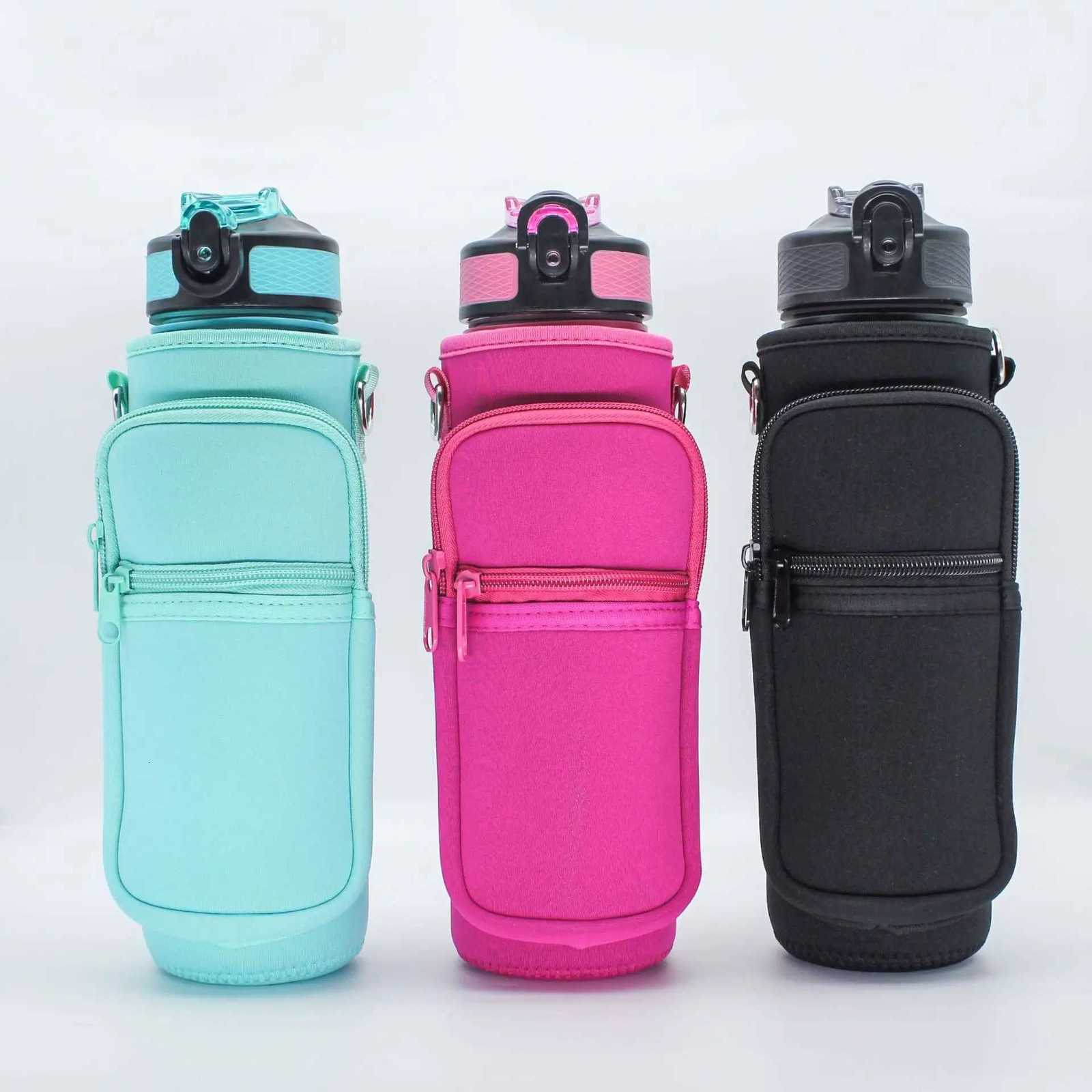 1L Water Bottle Sleeve Bag Mobile Phone Pouch 32Oz Thermos Diving Cup Holder Protective Cover Water Cup Bag Kettle Pocket StrapW251114