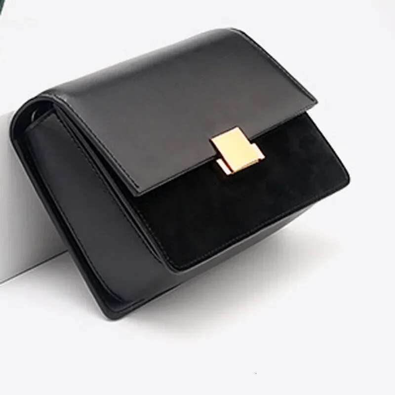 Women Messenger Bags High Quality Solid Color Patchwork Flap Handbags