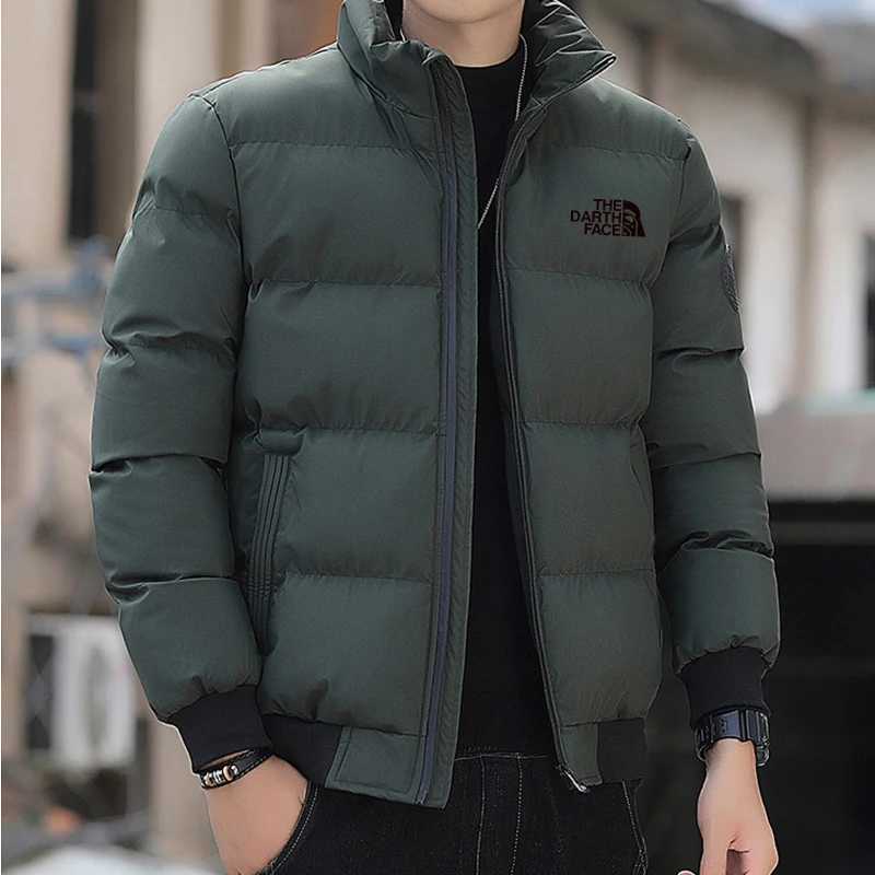 Mens Winter Jacket and Coat Cotton 2024 New Windproof Thick Warm European Size XS-5XL M251115