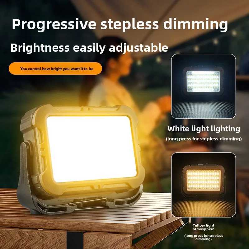 YINNUO R3 Outdoor Camping Light Solar Charging Main Light Strong Light Ultra Bright Tent Light Portable Ultra Long Battery Life M251115