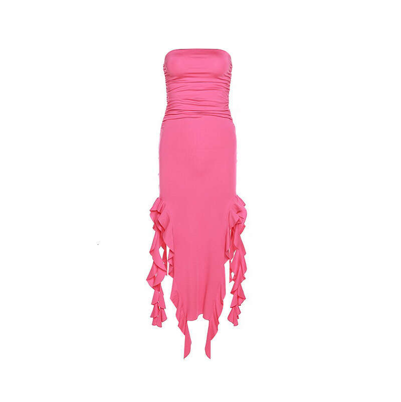 2025 Summer New Explosive One Shoulder Jellyfish Lace Dress, Sexy And Spicy Women's Clothing