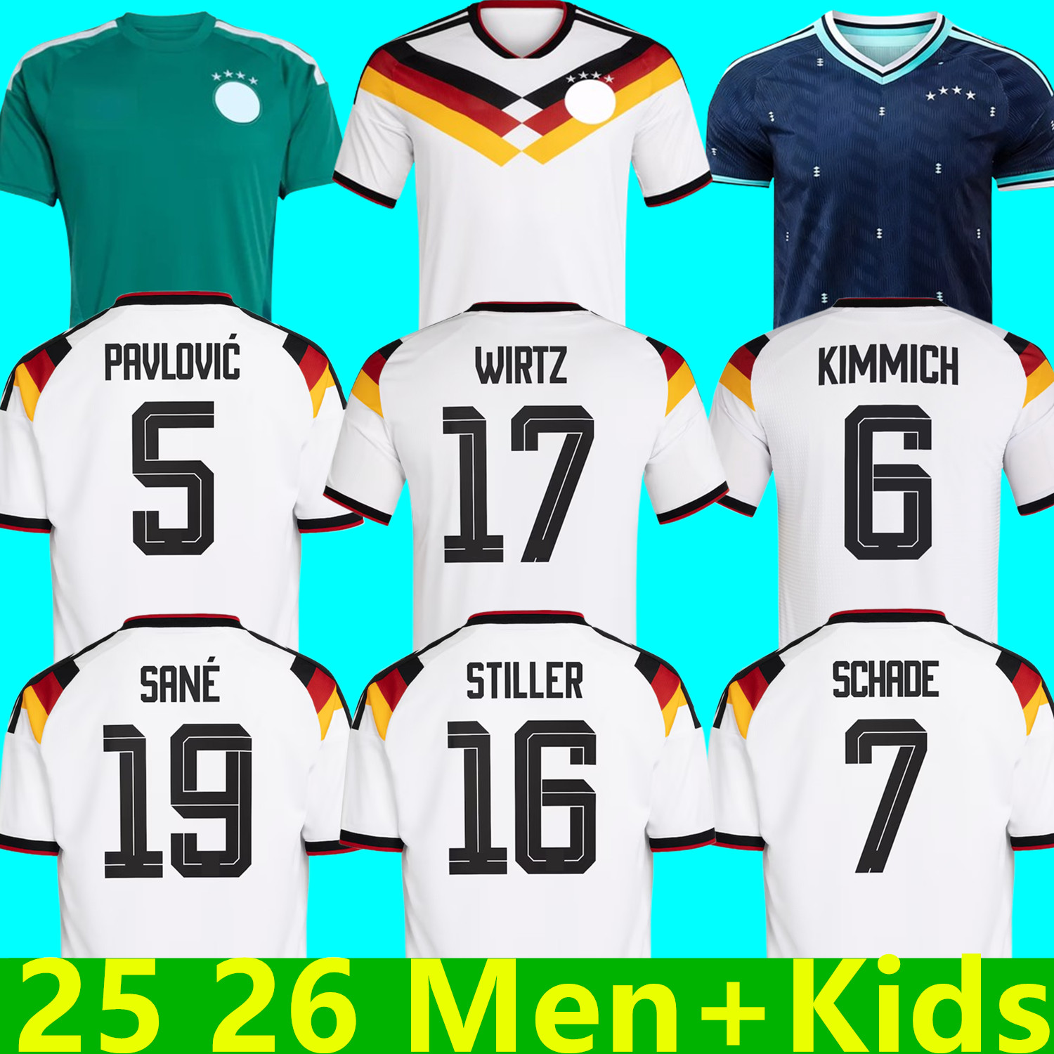 2025 2026 Germany 125-Year Anniversary woman 25 26 Soccer Jerseys Player HUMMELS KROOS KIMMICH PAVLOVIC GNABRY WERNER MUSIALA MULLER HAVERTZ WIRTZ STILLER TAH sane